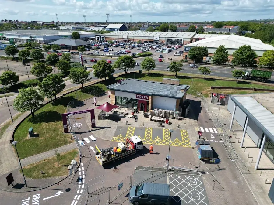 Car Park Markings – Costa, Hartlepool